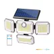 GLOW G2 napelemes LED-reflektor, IP44, 2 W, Hideg fehér, fekete KOBI-003693 KOBI