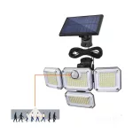 GLOW G2 napelemes LED-reflektor, IP44, 2 W, Hideg fehér, fekete KOBI-003693 KOBI