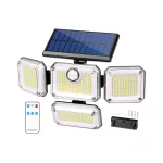 GLOW G2 napelemes LED-reflektor, IP44, 2 W, Hideg fehér, fekete KOBI-003693 KOBI