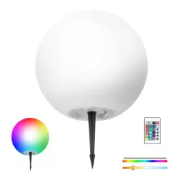   Garden lamp Solar LED GARDEN BALL 40cm 3000K+RGB Kobi Design KOBI-003697 SpectrumLED