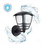 Garden wall lamp TEVIO KG 1xE27 IP54 black LED2B KOBI-003699 KOBI