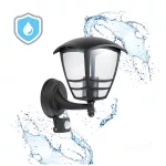 Garden wall lamp TEVIO KG 1xE27 LX IP54 black LED2B KOBI-003700 KOBI