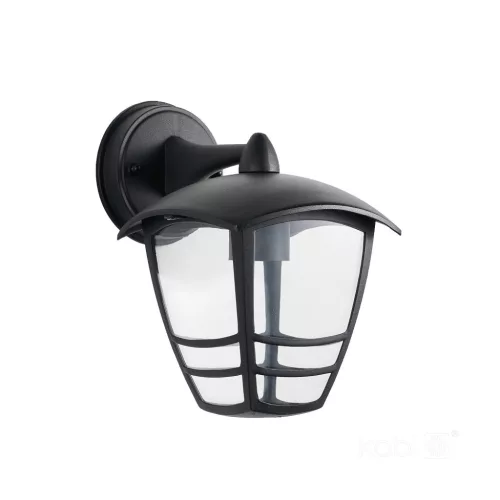 Garden wall lamp TEVIO KD 1xE27 IP54 black LED2B KOBI-003701 KOBI