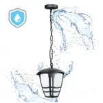 Garden hanging lamp TEVIO W 1xE27 IP54 black LED2B KOBI-003702 KOBI
