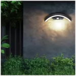 Garden wall lamp LED OME 10W 4000K LX IP54 black LED2B KOBI-003704 SpectrumLED