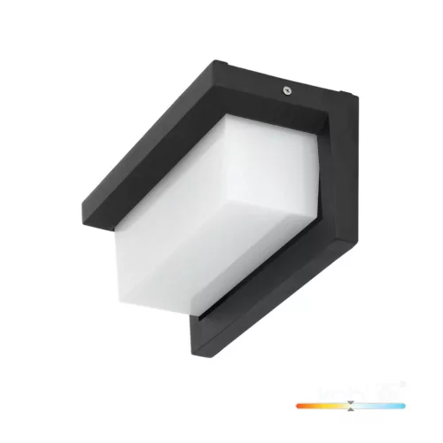Garden wall lamp LED LENTERO 12W 4000K LX IP54 black LED2B KOBI-003705 KOBI