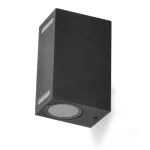 Garden wall lamp QUERK 7 2xGU10 IP54 black LED2B KOBI-003707 SpectrumLED
