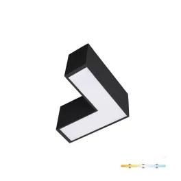 L-connector for LED KOLINE K2 black Kobi Pro