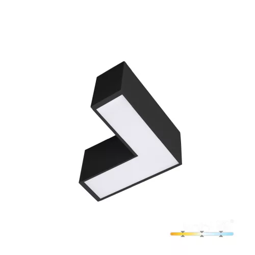 L-connector for LED KOLINE K2 black Kobi Pro