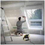 TIGRA LED-reflektor, 110°, IP54, 100 W, Természetes fehér, fekete