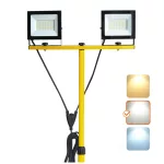 TIGRA TRIPOD LED-reflektor, 110°, IP54, 100 W, Természetes fehér, fekete
