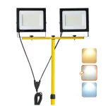 TIGRA TRIPOD LED-reflektor, 110°, IP54, 200 W, Természetes fehér, fekete