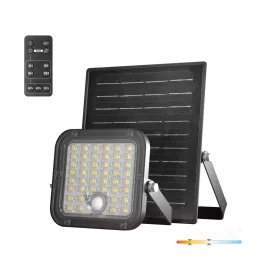   MHCS napelemes LED-reflektor, 120/60°, IP65, 10 W, Természetes fehér, fekete KOBI-004003 SpectrumLED