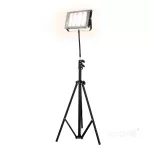  LED-reflektor, 180°, IP65, 45 W, Természetes fehér, fekete