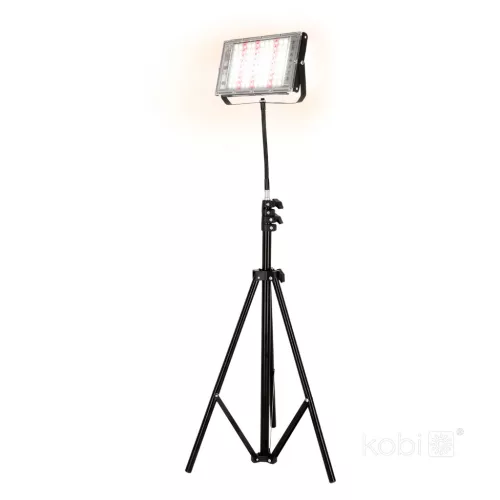  LED-reflektor, 180°, IP65, 45 W, Természetes fehér, fekete