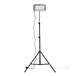  LED-reflektor, 180°, IP65, 45 W, Természetes fehér, fekete
