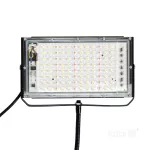  LED-reflektor, 180°, IP65, 45 W, Természetes fehér, fekete
