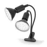 LED növénynevelő lámpa LED PLANTY CLIP W DUO 1xE27 black Kobi Design KOBI-004018 KOBI
