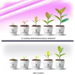 LED növénynevelő lámpa LED GROWLY 2×8,5W – Kobi Design KOBI-004021 KOBI
