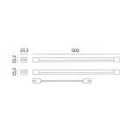 LED növénynevelő lámpa LED GROWLY 2×8,5W – Kobi Design KOBI-004021 KOBI