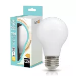 E27 LED-fényforrás, 7 W, filament, Meleg fehér WW 3000K 780lm, KOBI-004082 KOBI