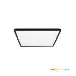 Ceiling lamp LED NIVERA SQUARE 12W 3CCT IP54 black Kobi Premium KOBI-004095 KOBI