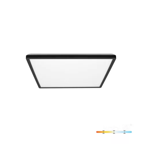 Ceiling lamp LED NIVERA SQUARE 12W 3CCT IP54 black Kobi Premium KOBI-004095 KOBI