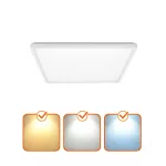 Ceiling lamp LED NIVERA SQUARE 18W 3CCT IP54 white Kobi Premium KOBI-004096 SpectrumLED