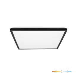   Ceiling lamp LED NIVERA SQUARE 18W 3CCT IP54 black Kobi Premium KOBI-004097 KOBI