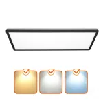 Ceiling lamp LED NIVERA SQUARE 32W 3CCT IP54 black Kobi Premium KOBI-004101 KOBI