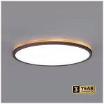 Ceiling lamp LED NIVERA CIRCLE 18W 3CCT LX IP54 black Kobi Premium KOBI-004105 SpectrumLED