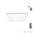 Ceiling lamp LED NIVERA SQUARE 12W 3CCT LX IP54 white Kobi Premium KOBI-004110 KOBI