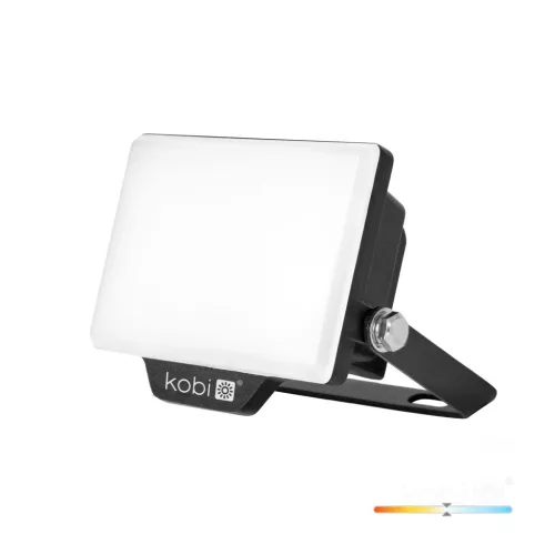 DELYO MHN LED-reflektor, 110°, IP65, 10 W, Természetes fehér, fekete KOBI-004224 SpectrumLED