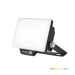   DELYO MHN LED-reflektor, 110°, IP65, 10 W, Hideg fehér, fekete KOBI-004225 KOBI