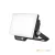 DELYO MHN LED-reflektor, 110°, IP65, 10 W, Hideg fehér, fekete KOBI-004225 KOBI