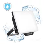 DELYO MHN LED-reflektor, 110°, IP65, 30 W, Természetes fehér, fekete KOBI-004228 SpectrumLED