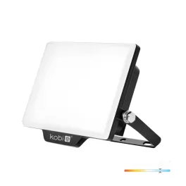   DELYO MHN LED-reflektor, 110°, IP65, 30 W, Hideg fehér, fekete KOBI-004229 KOBI