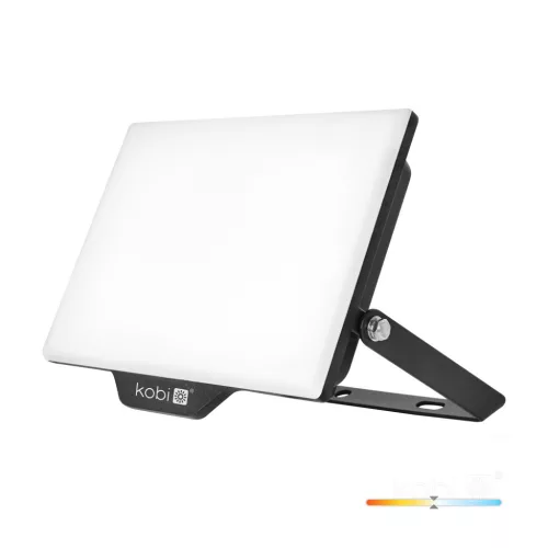 DELYO MHN LED-reflektor, 110°, IP65, 50 W, Természetes fehér, fekete KOBI-004230 KOBI