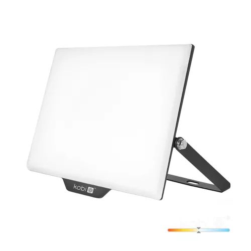 DELYO MHN LED-reflektor, 110°, IP65, 100 W, Természetes fehér, fekete KOBI-004232 SpectrumLED
