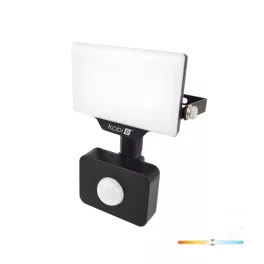   DELYO MHNC LED-reflektor, 120°, IP54, 10 W, Természetes fehér, fekete KOBI-004234 KOBI