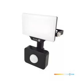   DELYO MHNC LED-reflektor, 110°, IP54, 10 W, Hideg fehér, fekete