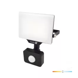   DELYO MHNC LED-reflektor, 110°, IP54, 20 W, Természetes fehér, fekete