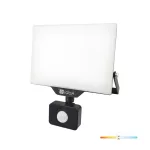 DELYO MHNC LED-reflektor, 110°, IP54, 50 W, Természetes fehér, fekete