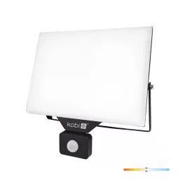   DELYO MHNC LED-reflektor, 110°, IP54, 100 W, Természetes fehér, fekete KOBI-004242 KOBI