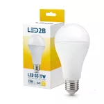 E27 LED-fényforrás, 17 W, Meleg fehér WW 3000K lm, KOBI-004295 KOBI