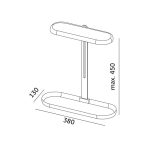 LED növénynevelő lámpa LED BLOOM 12W 4500K Kobi Design KOBI-004319 SpectrumLED