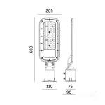 Oprawa drogowa LED BRELUXO 200W 4000K IP65 Kobi Premium KOBI-004326 KOBI