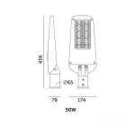 Street light LED ULTIMATE STREET 50W 4000K IP66 Kobi Pro KOBI-004406 SpectrumLED