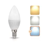 E14 LED-fényforrás, 8.5 W, Hideg fehér, Prémium CW 6000K 1360lm, KOBI-004460 KOBI