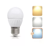 E27 LED-fényforrás, 8.5 W, Hideg fehér CW 6000K 1360lm, KOBI-004463 KOBI